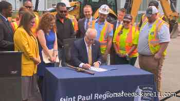 Walz signs $240 million bill to replace Minnesota's lead water pipes
