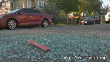 Dozens of vehicles damaged in Minneapolis early Monday