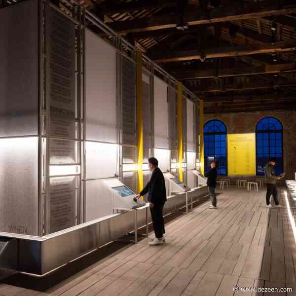 Visitors' experiences of cities to be plotted on moving calligraphic scrolls at Singapore's Venice pavilion