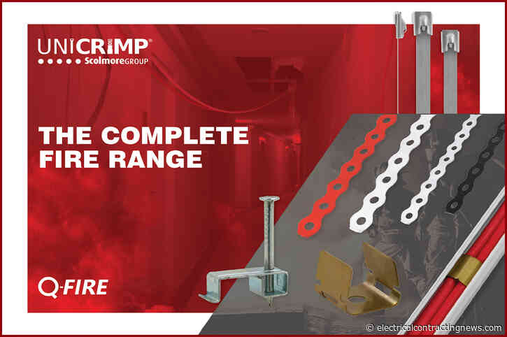 18th Edition compliant fire-rated accessories from Unicrimp