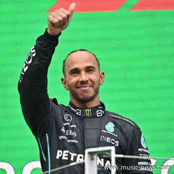 Sir Lewis Hamilton has a mini music studio on the road with him