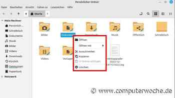 Linux Mint: Kontextmenü des Dateimanagers anpassen