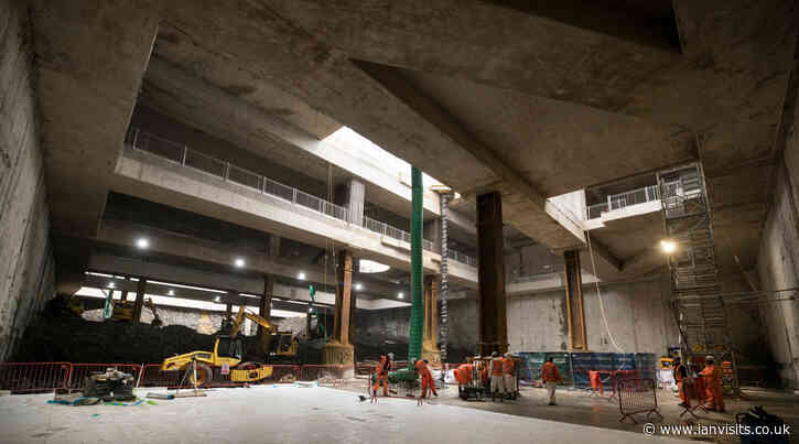 Excavation at Old Oak Common station reaches HS2 track depth milestone