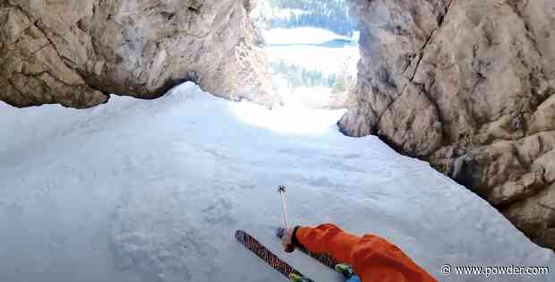 Owen Leeper Slips Through Mammoth's Iconic 'Hole In The Wall'