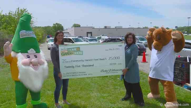 Home & Garden Show gives back with $25k check to Community Harvest Food Bank