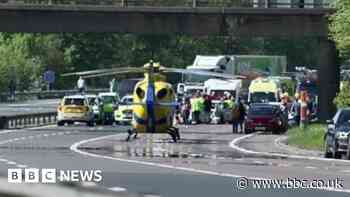 M66 crash: Pregnant woman dies as children fight for their lives