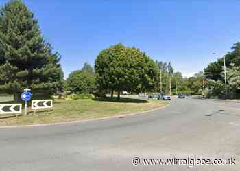 Hunt for gang that damaged police motorbike on Wirral road
