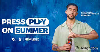 Pepsi enlists Apple and Bad Bunny for its new music marketing