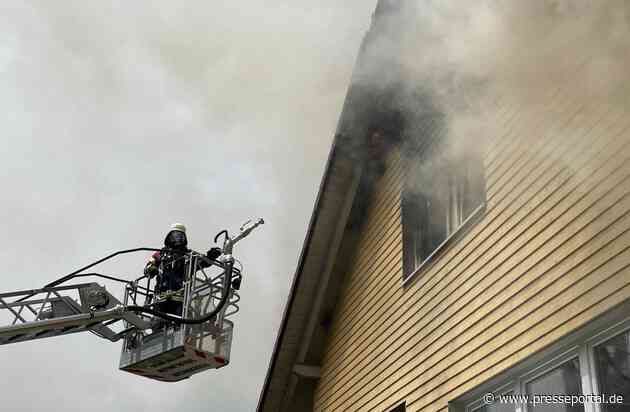 KFV Bodenseekreis: Hoher Sachschaden bei Wohnhausbrand in Billafingen (Gemeinde Owingen, Bodenseekreis)