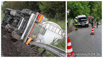 Verkehrschaos im BGL: Lkw stürzt auf A8 bei Anger um – Unfall auf Umleitungsstrecke