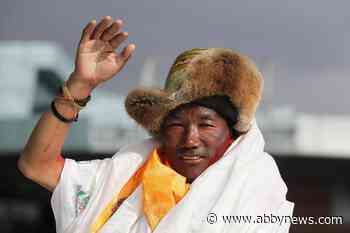 Nepal’s Sherpa guide regains title for most climbs of Mount Everest after 27th trip