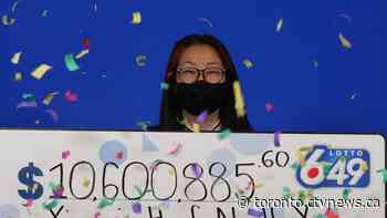 Ontario grandmother 'feels calm' after winning $10.6M lotto prize