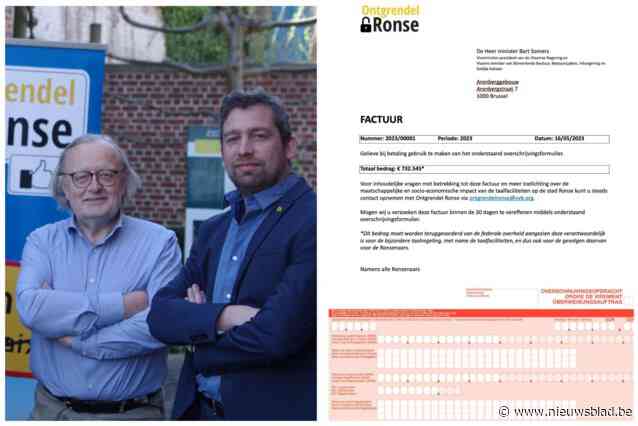 Geen extra Vlaamse steun voor Ronse en dus krijgt minister Somers factuur van 732.545 euro toegestuurd