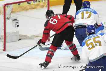Crouse scores twice as Canada thumps Kazakhstan 5-1 at world hockey championship