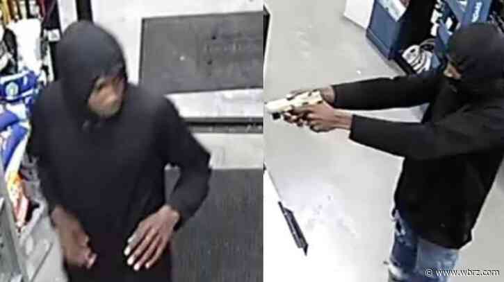 Deputies searching for suspect in armed robbery of Dollar General