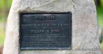 100-year-old monument honoring Wing Park namesake given more prominent home