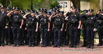 'Never will be forgotten': Fallen police officers honored during memorial service in Elgin