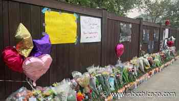 Classmates Gather At Site of Wheeling Crash That Killed 4 Buffalo Grove High School Students