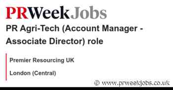 Premier Resourcing UK: PR Agri-Tech (Account Manager - Associate Director) role