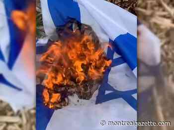 Montreal teen who burned Israeli flag banned from social media after violating probation