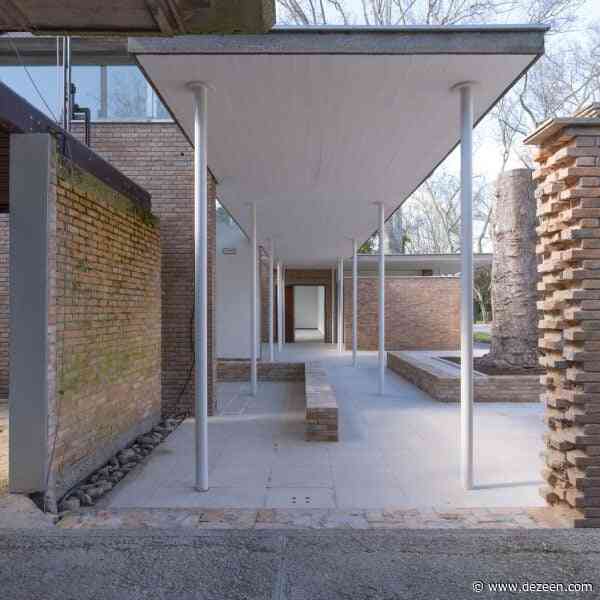 Wall removed between Swiss and Venezuelan pavilions at Venice Architecture Biennale to "dissolve borders"