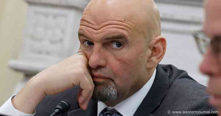 John Fetterman Ruins Bernie Sanders' News Conference as People Cannot Take Their Eyes Off of Him