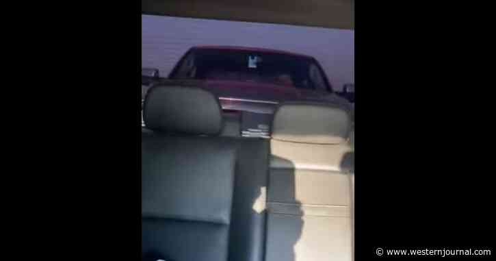 Terrifying Road Rage Incident Caught on Camera: Drivers Horrified as Huge Truck Repeatedly Rams Their Car