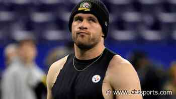 LOOK: T.J. Watt shares video of him accidentally falling into the pool, brother J.J. Watt jokes with him