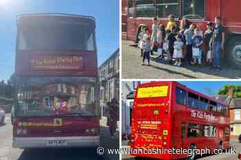 Residents surprised to see double decker bus parked in street