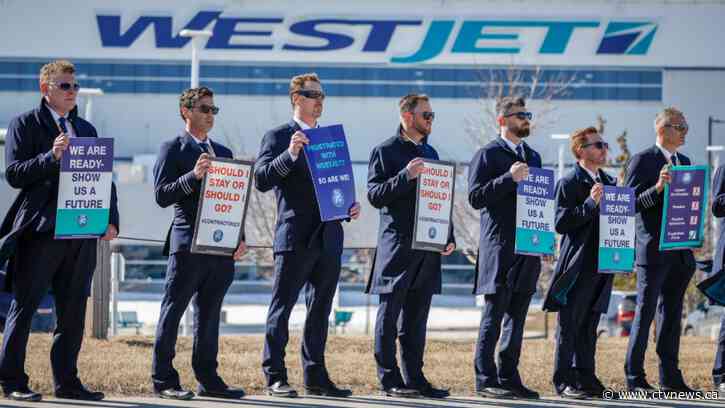 WestJet cancels 100-plus flights as pilot strike looms and customers scramble
