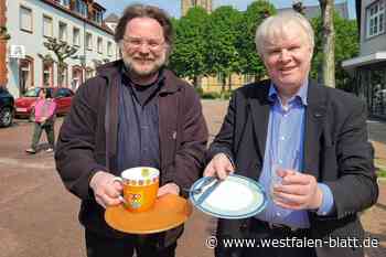 Auf dem Alten Markt in Harsewinkel wird aufgetischt