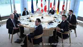 G7-Gipfel: Führende Industriestaaten schnüren neue Russland-Sanktionen, China im Fokus