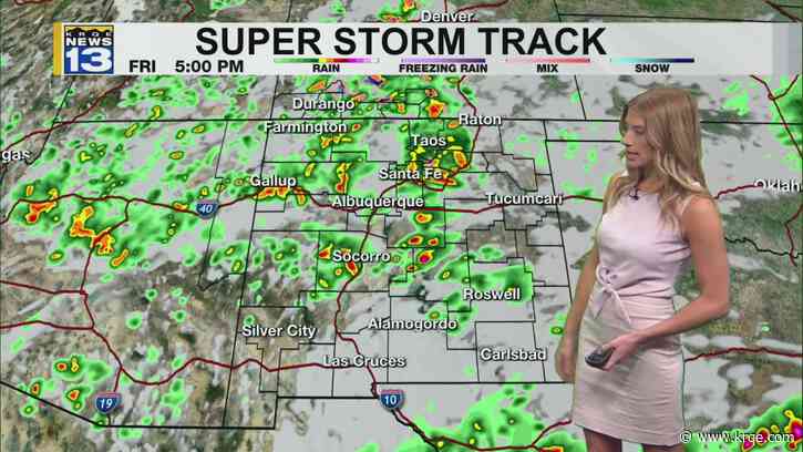 Showers, storms and flash flooding threat around New Mexico
