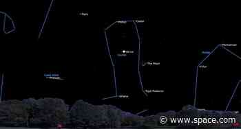 Watch the moon, Venus and Mars engage in a celestial dance next week