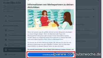 Facebook: Personalisierte Werbung ausschalten