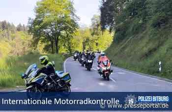 POL-PDWIL: Internationale Motorradkontrolle der Polizei Bitburg