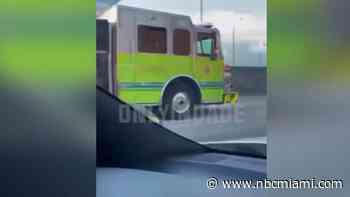 Man Steals Miami-Dade Fire Truck, Leads Police on Tri-County Chase