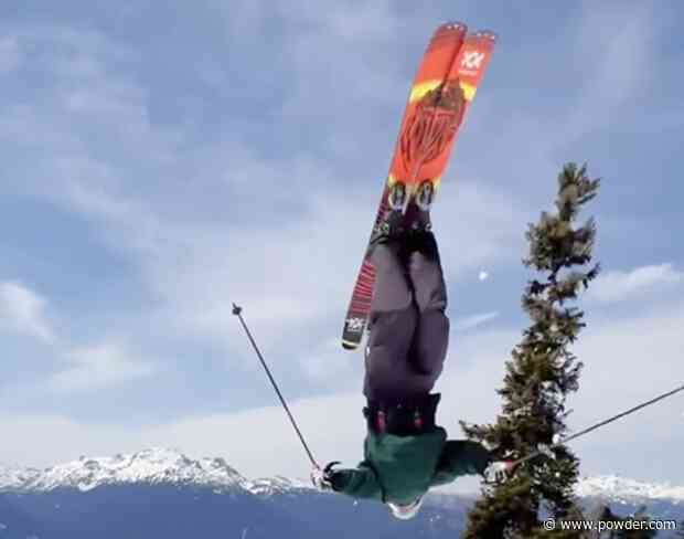 Skier Dominates Blackcomb's World-Class Terrain Park