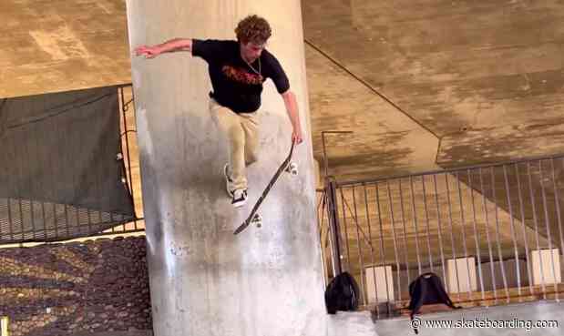 Video: Jamie Mateu Fearlessly Charges Through The Daunting Walls Of San Diego's Washington St.