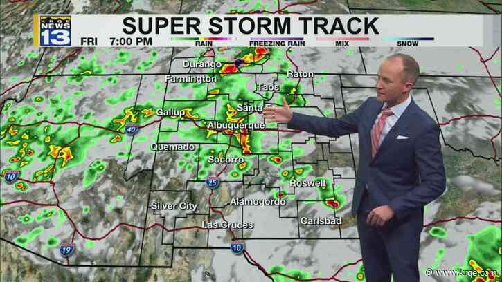 Storms Friday afternoon will be capable of heavy rain