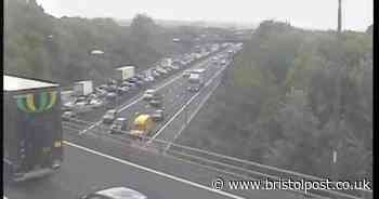 M5 crash closed lane in Bristol and sparked traffic queues