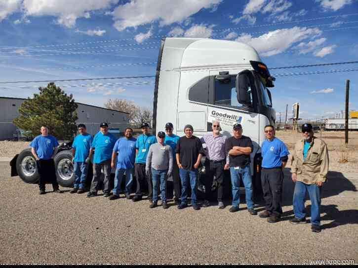 Goodwill of New Mexico receives funding to help pay for two new electric semi-trucks