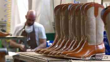 A Calgary boot manufacturer has designed a commemorative cowboy boot for the Calgary Stampede