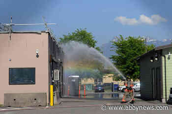 UPDATE w/PHOTOS: Firefighters contain fire at RCMP BC Highway Patrol building in Chilliwack