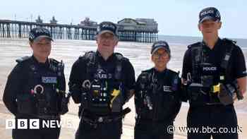 Police officers who saved woman in Blackpool sea rescue praised