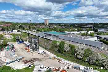 New pictures offer first look as £26.5m White Rose Rail Station begins to take shape