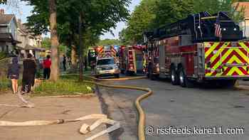 Streets blocked in St. Paul after house fire