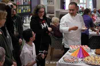 Top chef caught on camera at Dagenham care home by students