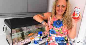 Nicol's goldfish is the same age as her 22-year-old son