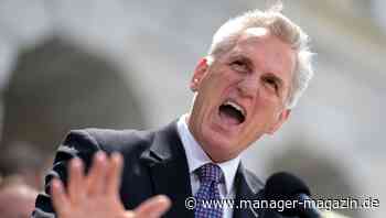 Gespräche im US-Schuldenstreit stocken und bedrohen Zahlungsunfähigkeit